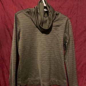 The North face high neck sweater medium green
